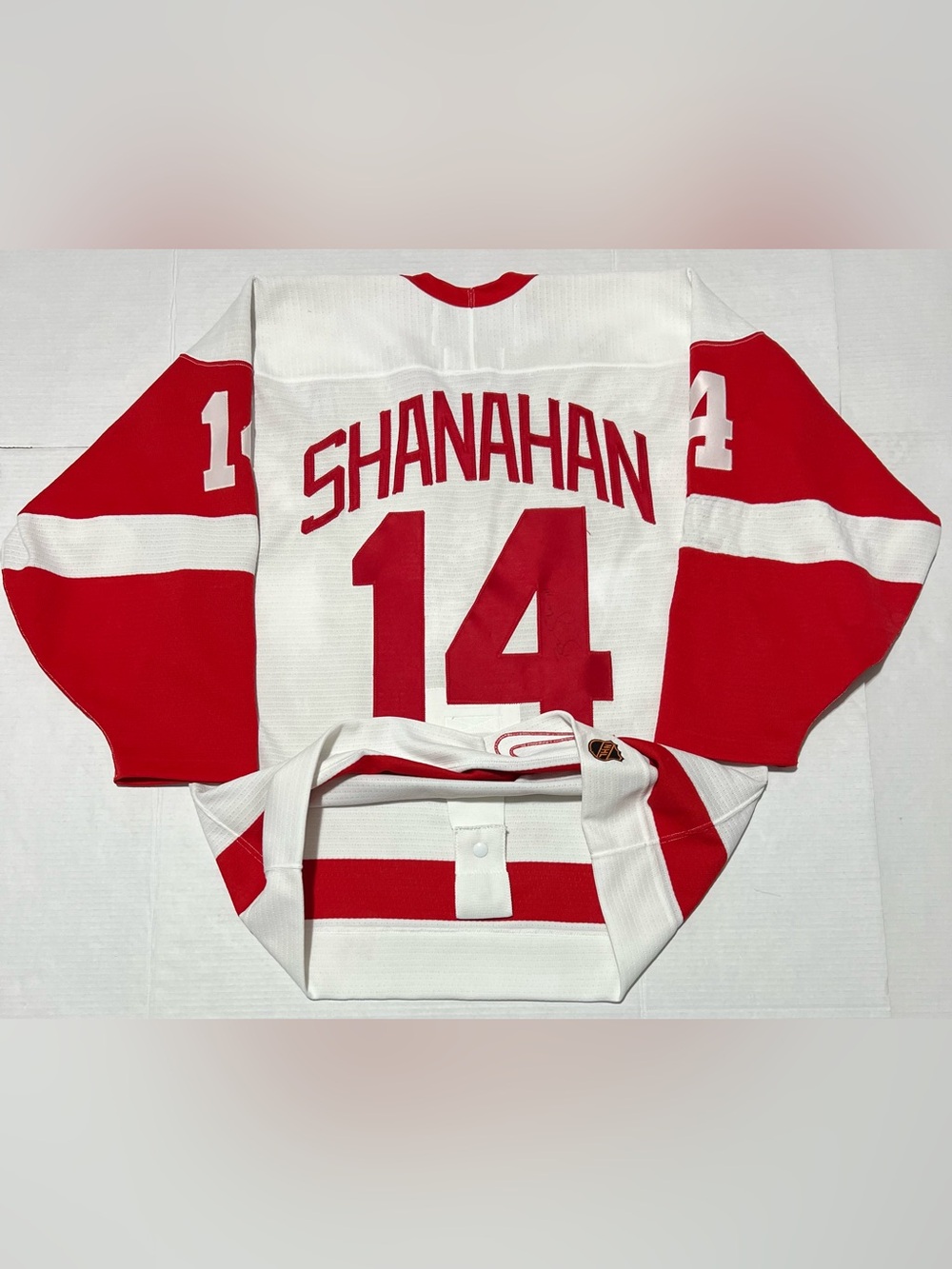 Vintage Detroit Red Wings Brendan Shanahan Nike Authentic Jersey S 44 90s Signed